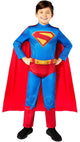 Rubies - superman kostuum - dc - kinder kostuum - 7 en 8 jaar