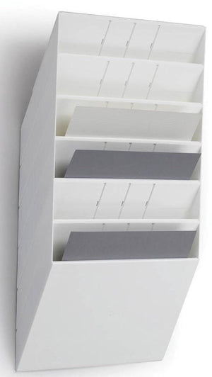 Durable folderhouder flexiboxx 6 a4 landscape wit