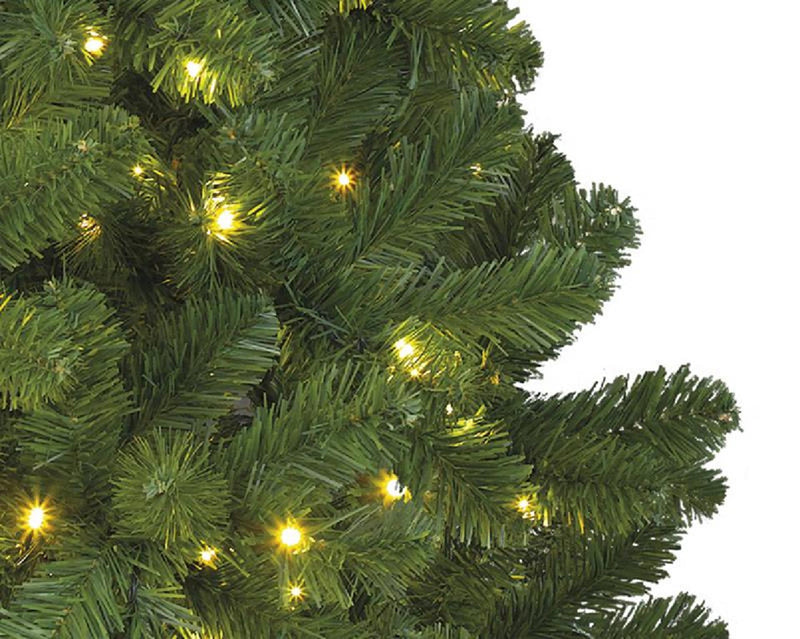 Afbeelding laden in galerijviewer, Everlands kunstkerstboom imperial pine 210cm hoog verlicht met 380 geintegreerde warmwitte led lampjes
