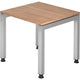 Bach hammerer in hoogte verstelbaar bureau j series walnoot 800 x 680 mm