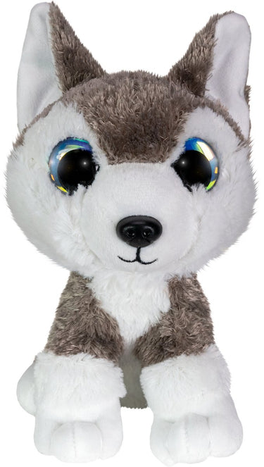 Lumo stars pluche knuffel wolf wolfgang 15cm - zachte knuffel speelgoed.