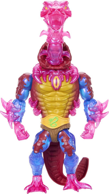 Mattel motu x tmnt: turtles of grayskull action figure rattlor 14 cm action figuur