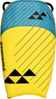 Waimea opblaasbaar bodyboard 106 cm - boogie air - geel blauw zwart