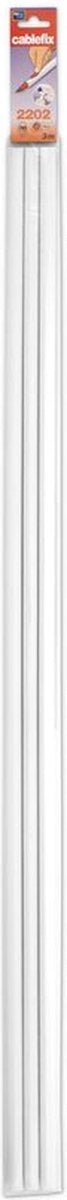 Inofix cablefix flexibel 2202 wit zelfklevend 10mm (3x1m) nu ook in zwart!!