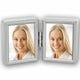 Zep fotolijst 8735dl silver 2x 3,5x4,5 cm voor 2 pasfoto's
