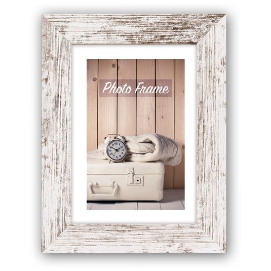Zep houten fotolijst v21576 nelson 6 white wash 13x18cm