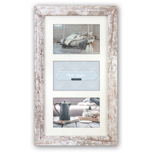 Zep fotolijst v23106 nelson 6 3q white wash voor 3 foto's