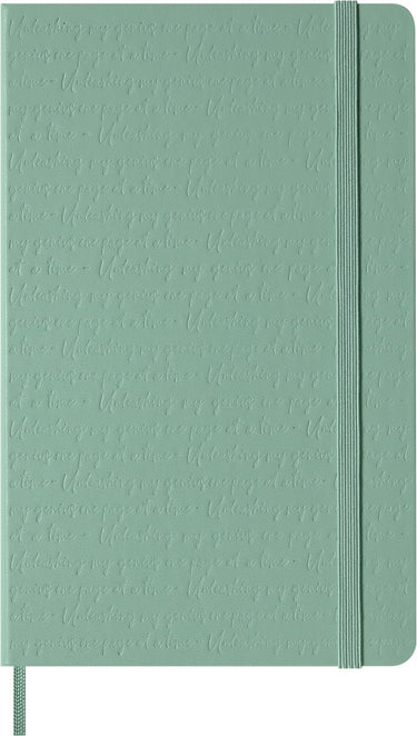 Moleskine notitieboek large - hardcover - blanco - sage green