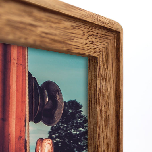 Zep fotolijst hout bruin geschikt voor een foto van 10 x 15 cm