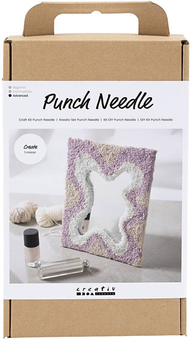 Creativ company http: www.cchobby.nl hobbyset-punch-needle-spiegel-pastelkleuren-1-doos