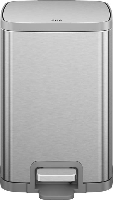 Eko - stella x pedaalemmer 6 liter - stainless steel plastic - mat rvs - prullenbak