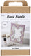 Creativ company cc hobbyset punch needle spiegel pastelkleuren