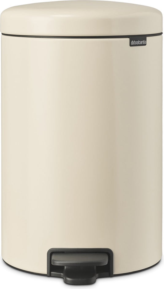 Brabantia newicon prullenbak - 20 liter - soft beige