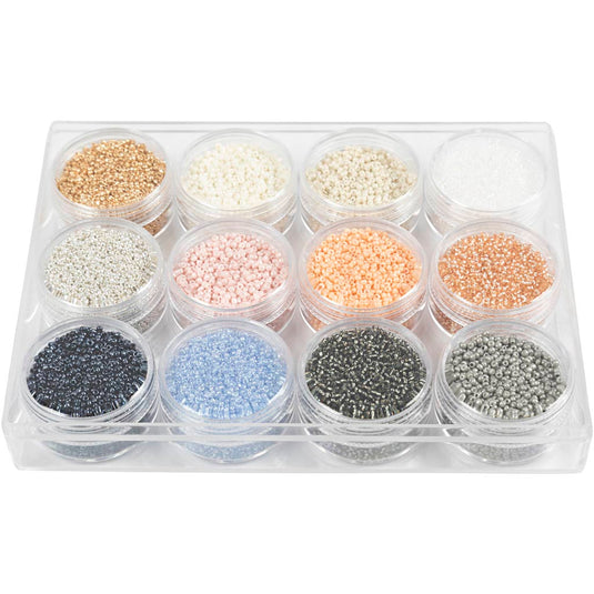 Creativ company https: www.cchobby.nl rocailles-d-1-7-mm-afm-15-0-gatgrootte-0-5-0-8-mm-pastelkleuren-12x15-gr-1-doos
