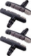 Bbb cycling remblokjes fiets - tristop - velgrem - voor stadsfiets mountainbike - shimano compatibel - v-brake remblokken - triple color - bbs-16t