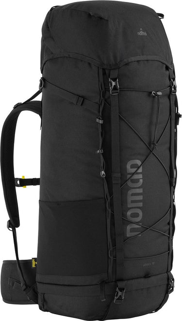 Nomad ® arran 70 liter zwart | backpack dames heren | hiking - trekking rugzak | verstelbaar rugsysteem