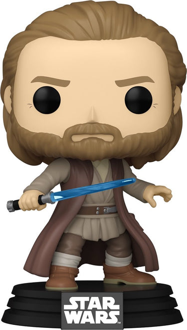 Funko pop star wars: obi-wan kenobi (battle pose) - pop #629