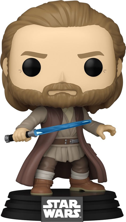 Funko pop star wars: obi-wan kenobi (battle pose) - pop #629
