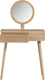 Woood soof hal kaptafel - mdf grenen - naturel - 125x70x40