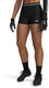 Under armour heatgear shorty-blk dames sportbroek - ultimate zwart - wit