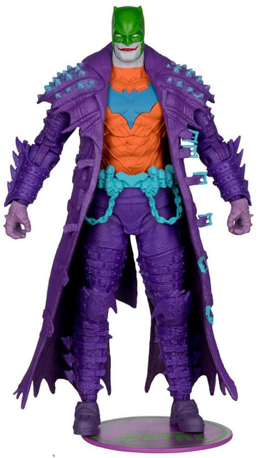 Mcfarlane toys dc multiverse action figure batman (dark nights: death metal) jokerized (gold label) 18 cm action figuur