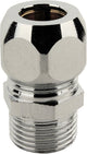 Kirchhoff ms knelfitting-nippel - chroom - 1 2 bu x 10 mmq