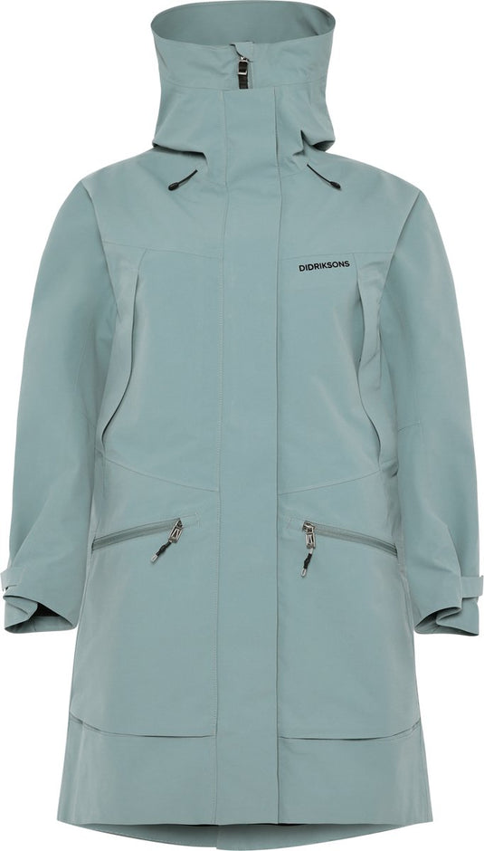 Didriksons ilma wns parka 8 dames outdoorjas - factory blue