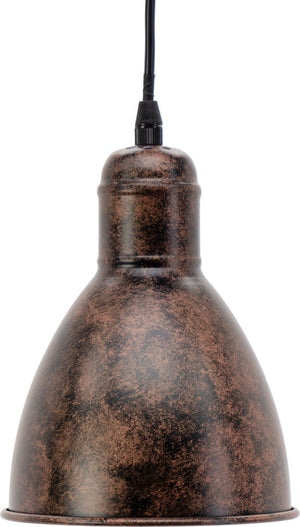 Eglo priddy 1 hanglamp - e27 - ø 15,5 cm - koper antiek