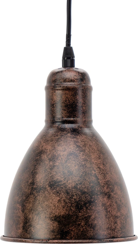 Eglo priddy 1 hanglamp - e27 - ø 15,5 cm - koper antiek