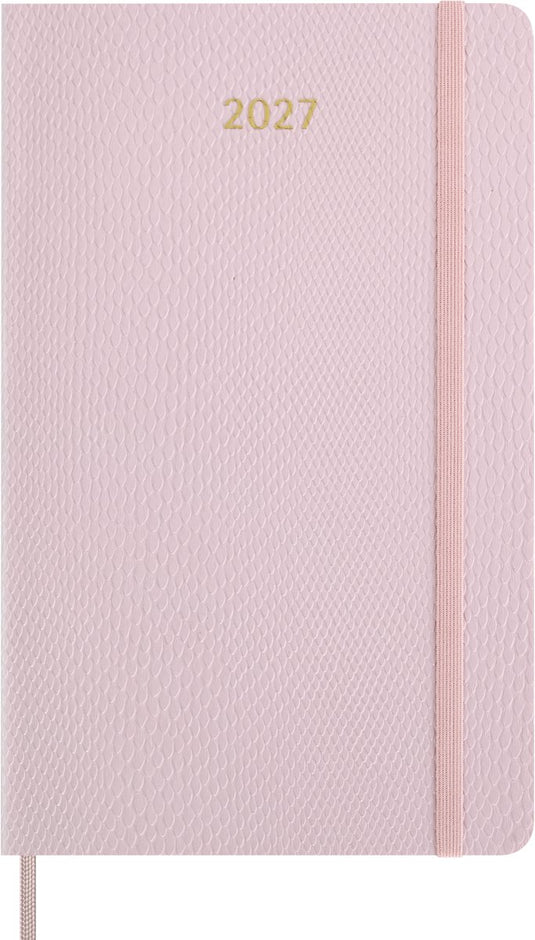 Moleskine 12 maanden agenda - 2027 - precious ethical - wekelijks - large - mamba - roze