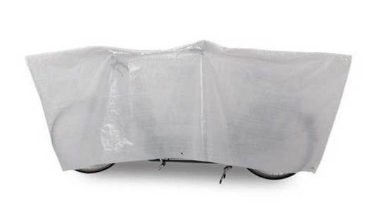 Vk fietsbeschermhoes (55) tandem wit