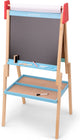 New classic toys ® schoolbord - magnetisch whiteboard - krijtbord - inclusief krijtjes, stift, wisser en papierenrol