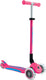 Globber 3-wiel step - primo foldable plus lights fuchsia - roze - lichtgevende wielen - vouwbaar - in hoogte verstelbaar - vanaf 3 tot 9 jaar