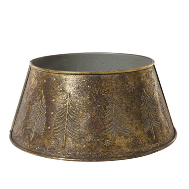 Decoris boomring ijzer ã˜70cm x h.27cm brons antiek
