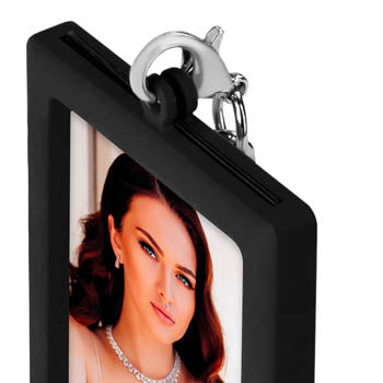 Load image into Gallery viewer, Zep foto sleutelhanger aa9b black 35x45 mm
