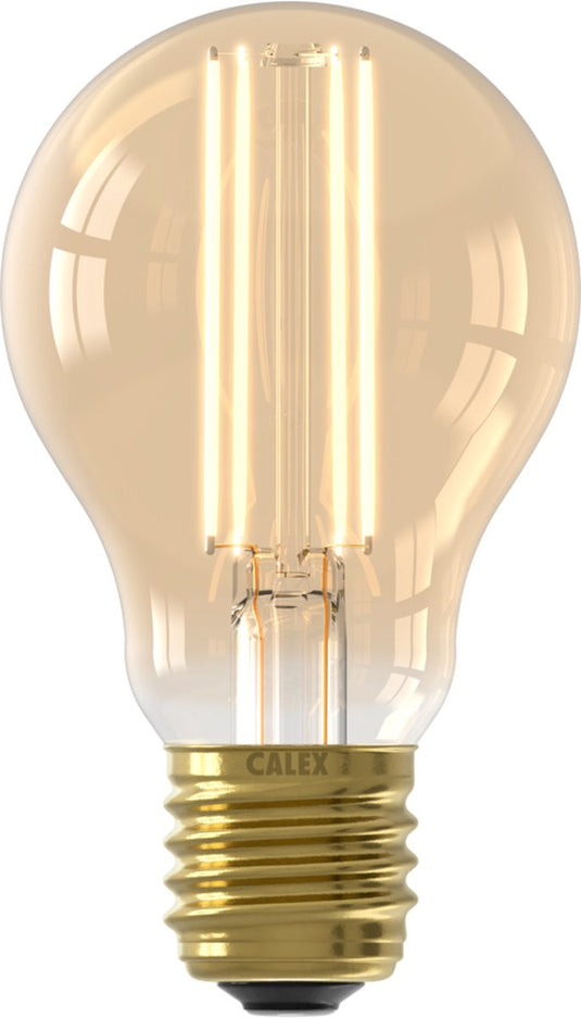 Calex filament led lamp - e27 - a60 lichtbron goud - 4.5w - dimbaar