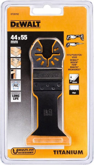Dewalt dt20702-qz serie - titanium zaagblad - 55x44mm - bi-metaal - universele pasvorm