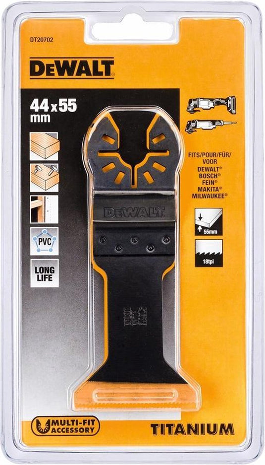 Dewalt dt20702-qz serie - titanium zaagblad - 55x44mm - bi-metaal - universele pasvorm