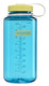 Nalgene - wide mouth bottle - drinkfles - waterfles - 1000ml - bpa free - sustain - blue atoll w endive nieuw