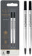 Parker inktnavulling voor rollerballpen | zwarte quink inkt | 2 stuks