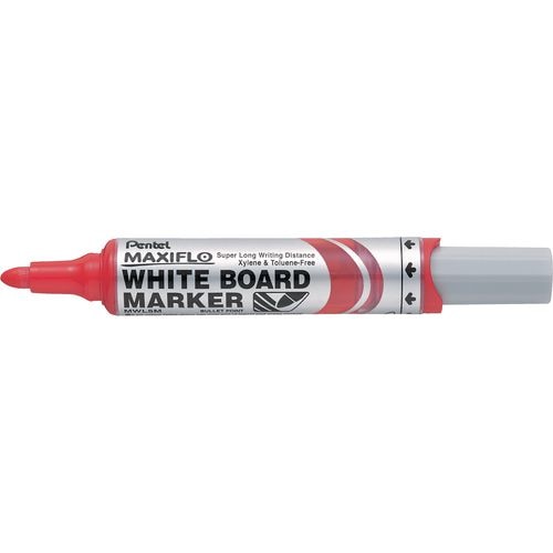 Whiteboard marker pentil maxiflo rood