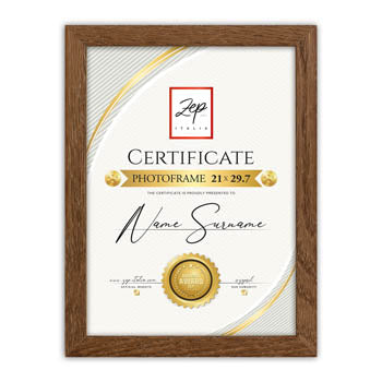 Load image into Gallery viewer, Zep v4729n certificate brown 29,7x42 cm

