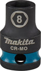 Makita e-15899 impact black krachtdop 3 8 kort | 8 mm