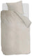 Ambiante cotton uni dekbedovertrek - effen - eenpersoons - 140x200 220 - zand