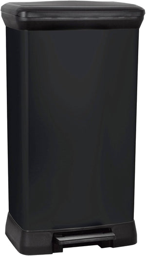 Curver decobin prullenbak - 50l - 39x29x72 cm - zwart