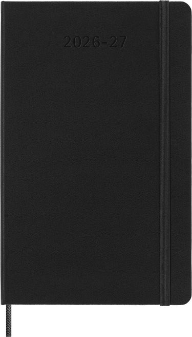 Moleskine 18 maanden agenda - 2026 27 - wekelijks - large - harde kaft - zwart