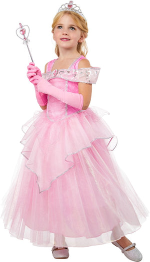 Rubies pink princess kinderkostuum - - maat 7-8 jaar