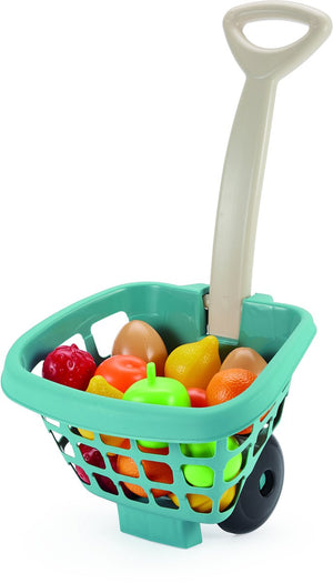 Écoiffier ecoiffier winkeltrolley met fruit - 14dlg.