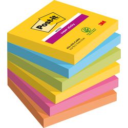 Notes post-it super sticky 76x76 6 stuks