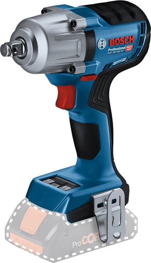 Bosch professional gds 18v-450 hc accu slagmoersleutel 450nm 1 2 frictiering 18v basic body in l-boxx - 06019k4001
